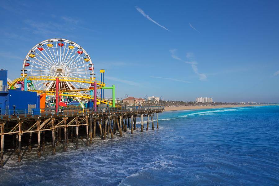 Santa Monica Beach, Los Angeles: california beaches