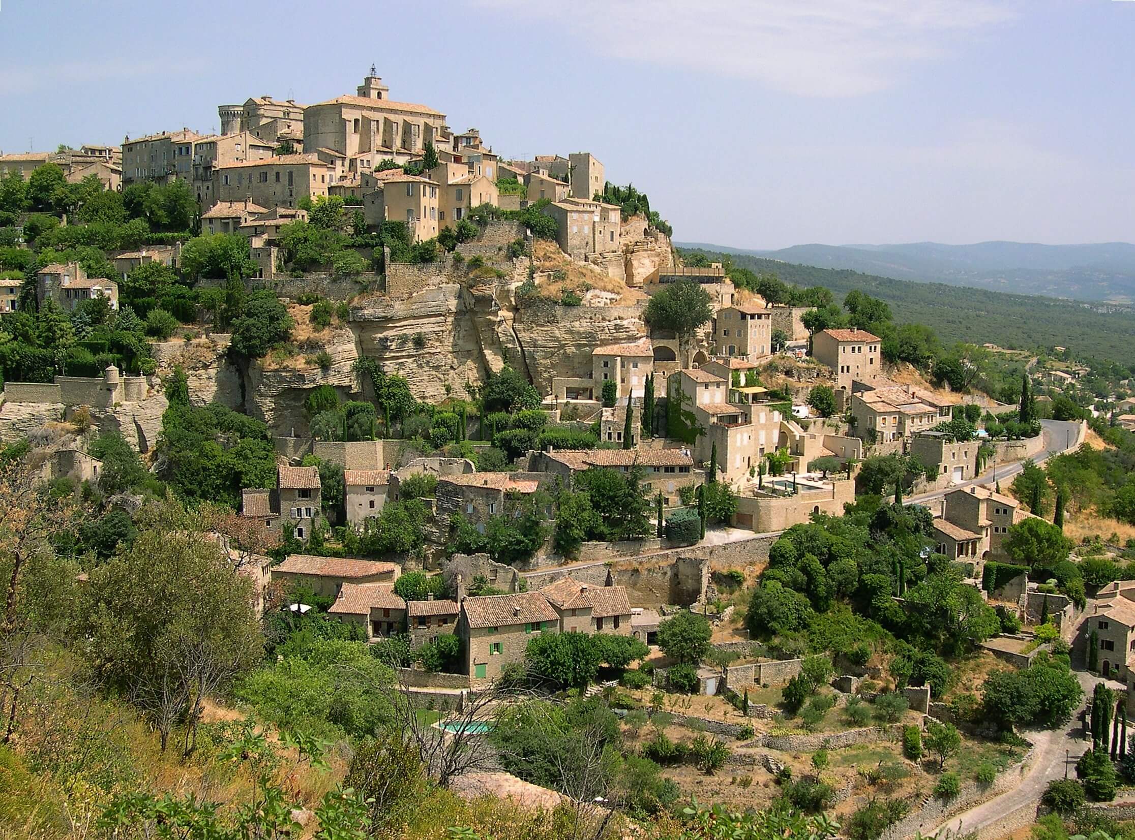 small towns in France: Gordes