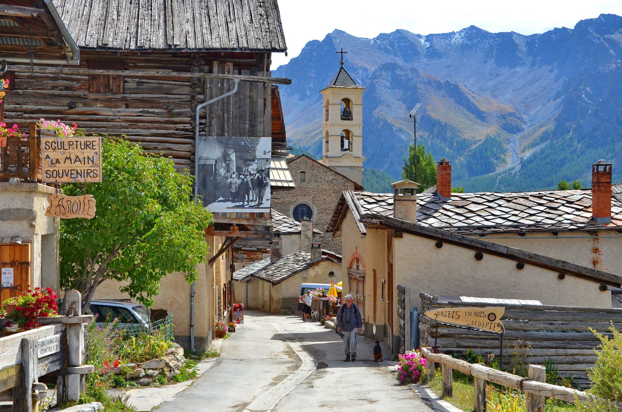 small towns in France: Saint Veran