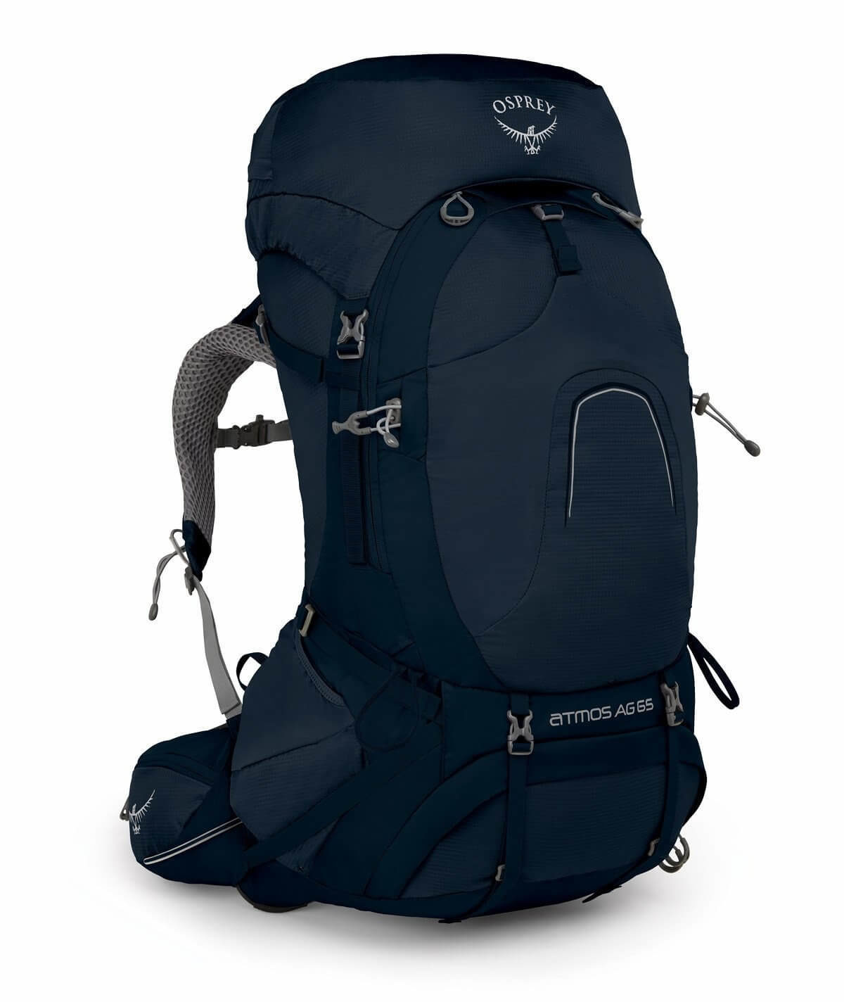 Osprey Packs Atmos AG 65 Men's Backpacking Backpack: Best travel backpacks 