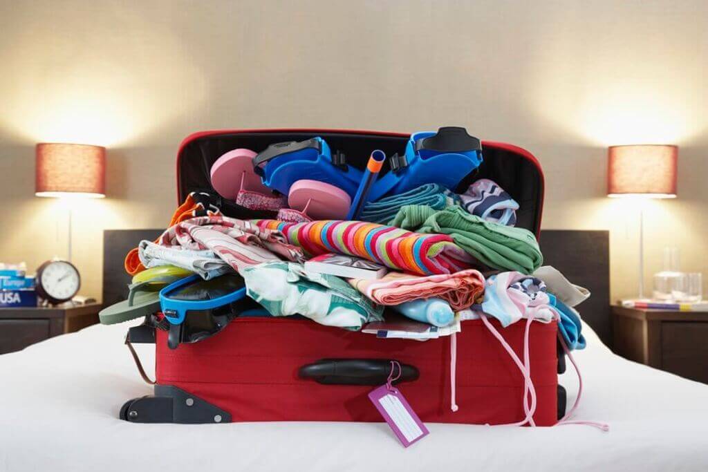 suitcase packing