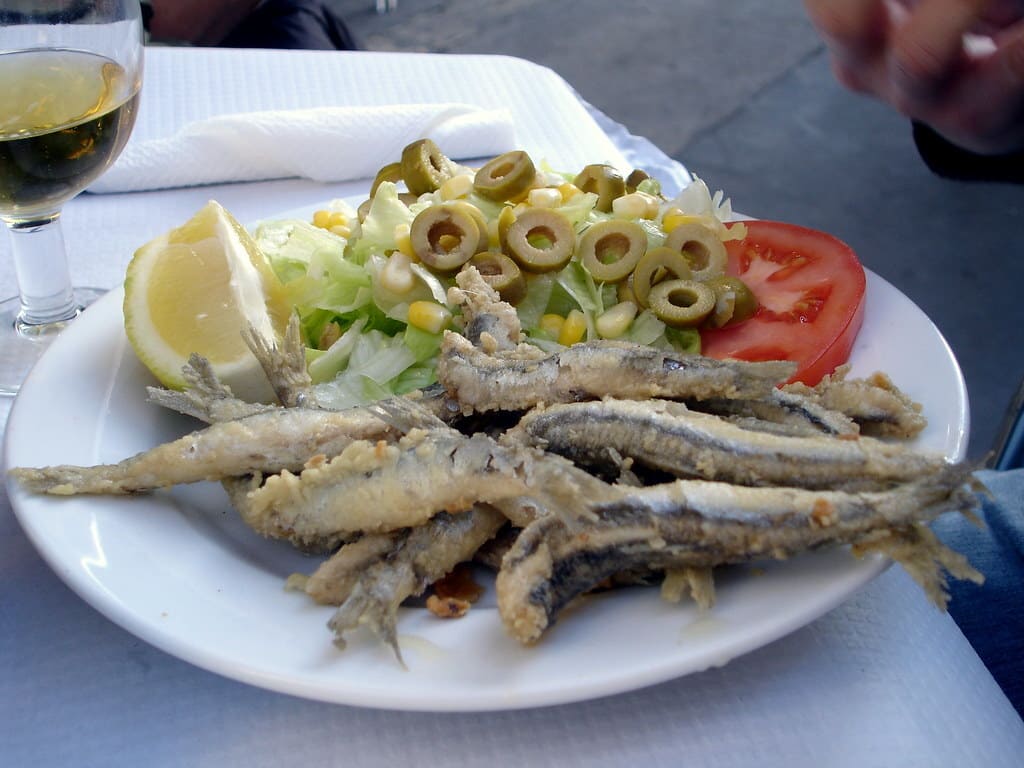 fried fish in malaga