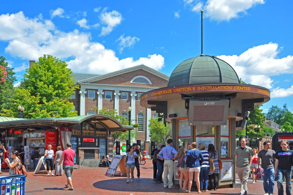 Harvard Square in Boston