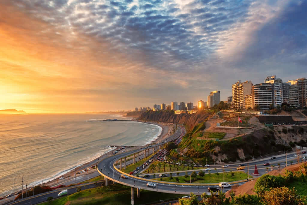 Lima Peru along Coast Known Circuito