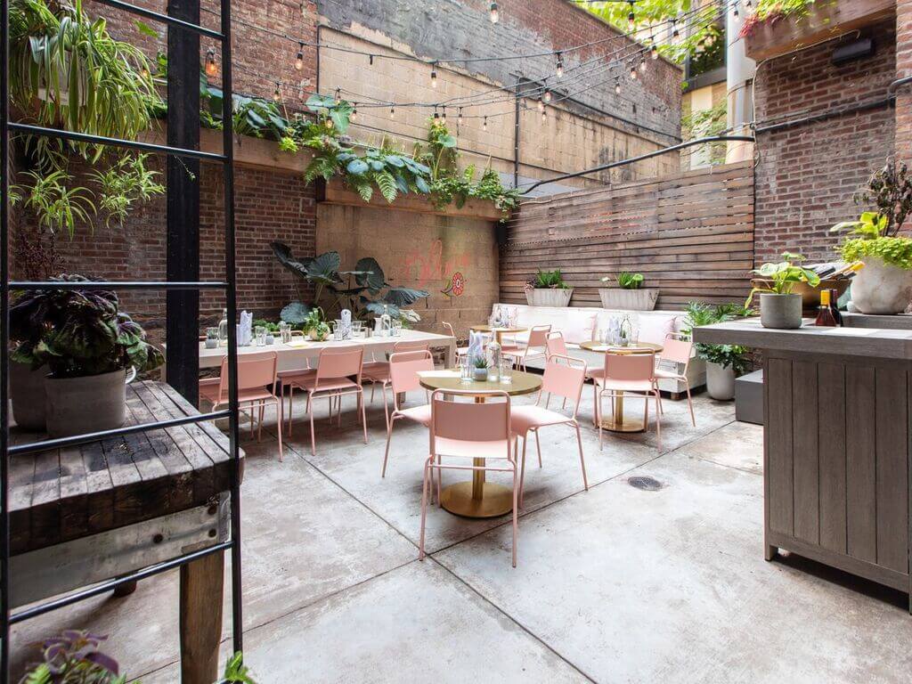 Hutte/Blume, Upper East Side: best rooftop restaurants in nyc