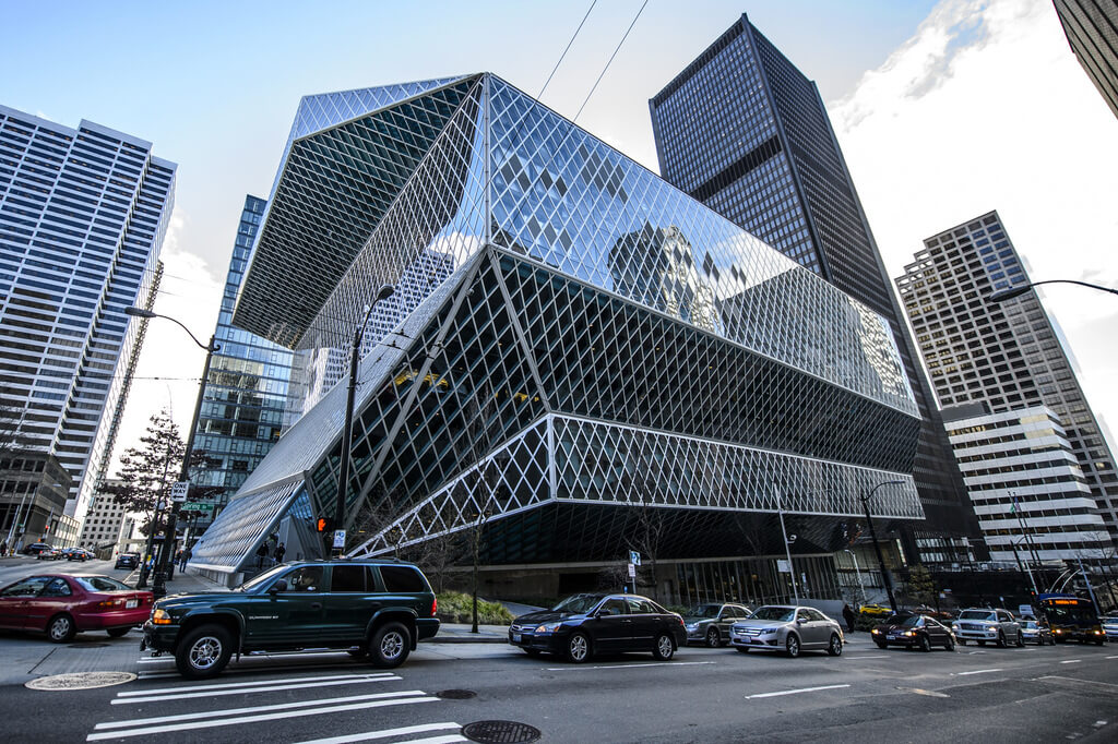 Seattle Public Library: family trip to Seattle