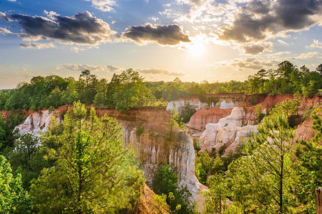 places to visit in Georgia: Canyon State Park, Lumpkin