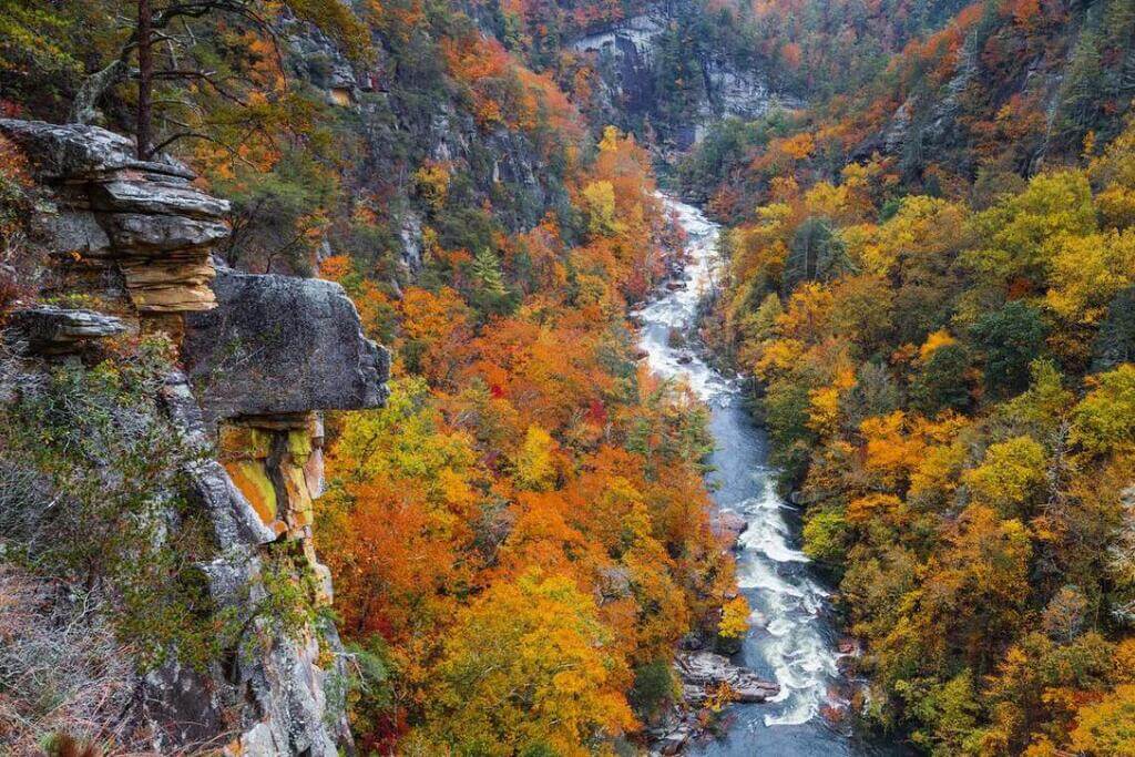 places to visit in Georgia: Tallulah Gorge and Falls