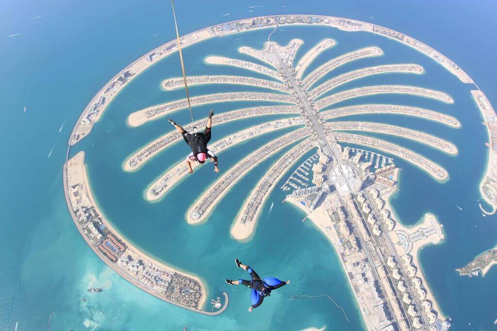 Palm Jumeirah Island: Skydive - things to do at dubai
