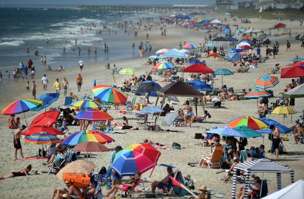 Sun Bathing At The Wrightsville Beach: things to do wilmington nc
